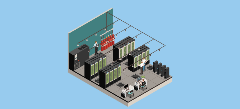 illustration of common data center problems